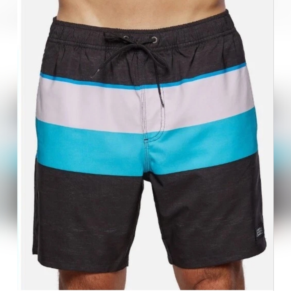O'Neill Board Shorts Men Sz 2X Smash Up Volley 18" Pockets Surfer Swim Beach Nwt